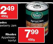Rhodes Apricot Jam-450g