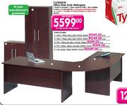 Classique Office Desk Suite Mahogany