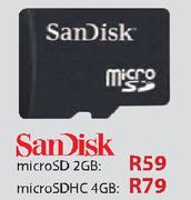 SanDisk microSDHC-4GB