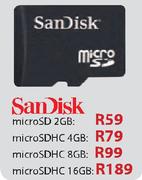 SanDisk microSDHC-16GB