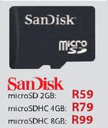 SanDisk microSDHC-8GB