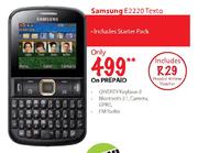 Samsung E2220 Texto