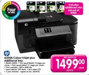 HP 6500A Colour Inkjet plus Additional Inks(6500A)