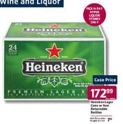 Heineken Lager Cans or Non Returnable Bottles-330ml