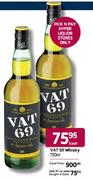 Vat 69 Whisky-750ml Each