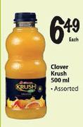 Clover Krush Assorted-500ml Each