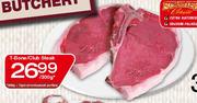 T-Bone/Club Steak Per 300g