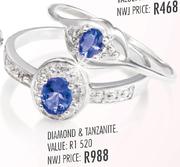 Diamond & Tanzanite Rings