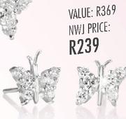 NWJ Butterfly Earrings set
