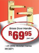 Carpentary Brass Door Handle-Per Set