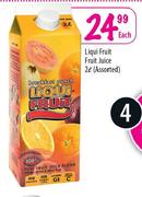 Liquid Fruit Juice Assorted-2Ltr Each