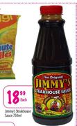 Jimmy's Steakhouse Sauce-750ml Each