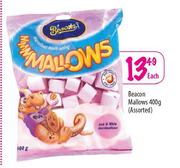 Beacon Mallows Assorted-400g Each