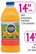 Hall's Concentrated Fruit Drink-1.25Ltr