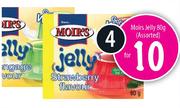 Moir's Jelly Assorted-4 x 80g