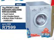 Siemens Inox Front Load Washing Machine-7kg(WM12Q46XME)
