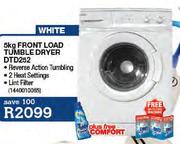 Defy White Front Load Tumble Dryer-5kg(DTD252)
