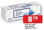 PnP no name Shortbread Squares-200gm