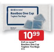 Pnp no name Rooibos One Cup Tagless Tea Bags-80's