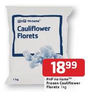 PnP No Name Frozen Cauliflower Florets - 1kg
