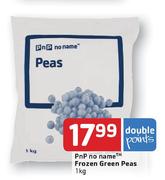 PnP No Name Frozen Green Peas - 1kg