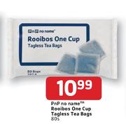 PnP No Name Rooibos one Cup Tagless Tea Bags - 80's