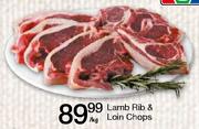 Lamb Rib & Loin Chops Per Kg