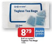 Pnp No Name Tagless Tea Bags-100's