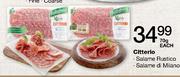 Citterio-Salame Rustico/Salame Di Milano-70g Each