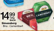 Simonsberg Camembert-125gm Each