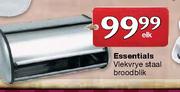 Essentials Vlekvrye Staal Broodblik Elk