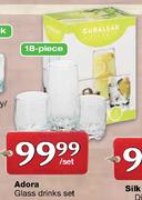 Adora Glass Drinks Set Per Set