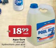 Aqua Cure Hi-Strength Hydrochloric Pool Acid-3Ltr Each