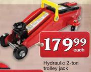 Hydraulic 2-Ton Trolley Jack Each  
