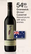Cranswick Shiraz/Cabernet - 750ml