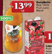 DairyBelle Real 100% Fruit Juice Blend-1.5Ltr