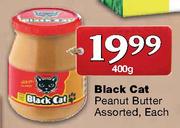 Black Cat Peanut Butter-400gm