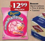 Beacon Marshmallows Pink & White-400gm