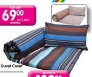 Montreal Or Faded Stripe 3/4 Duvet Cover-Each