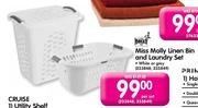 Miss Molly Linen Bin & Laundry Set