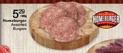 Homeburger Burgers-100gm