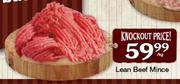 Lean Beef Mince-Per Kg