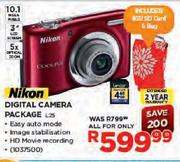 Nikon Digital Camera Package(L25)