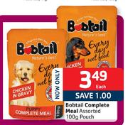 Bobtail Complete Meal Assorted-100g Pouch Each