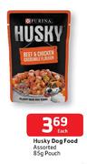 Husky Dog Food Assorted-85g Pouch Each