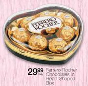 Ferrero Rocher Chocolates In Heart-Shaped Box-100g