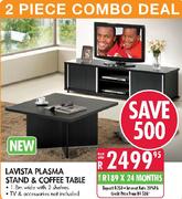 Lavista Plasma Stand & Coffee Table