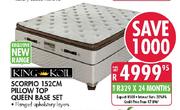 King Koil Scorpio Pillow Top Queen Base Set-152cm