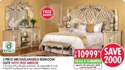 Donnelly 3 Piece Michael Angelo Bedroom Suite with Free Mirror