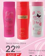 Revlon Lotions-250ml Each